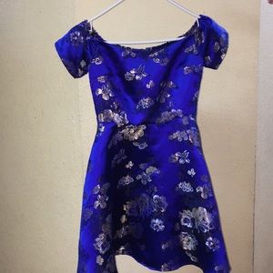 Prom dress off the shoulder